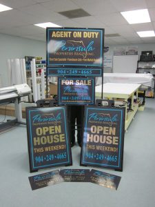 Brillion Coroplast Signs real estate outdoor yard sign 225x300